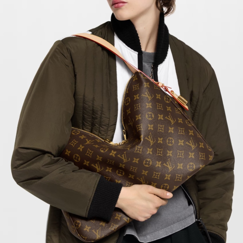 Louis Vuitton Slouchy MM Monogram Shoulder Bag